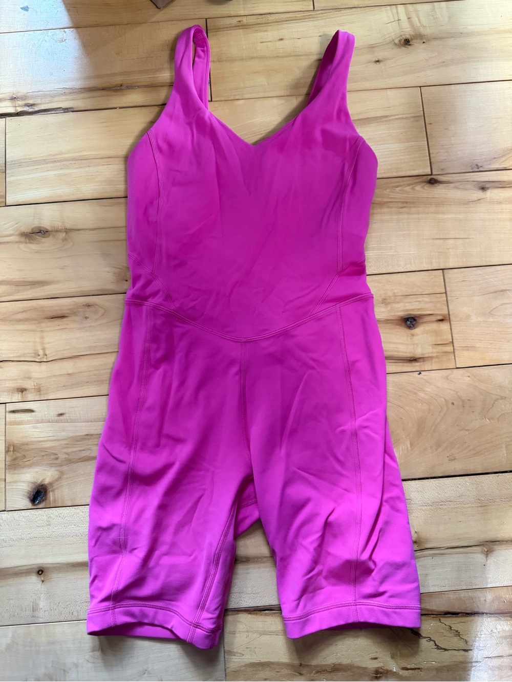 lululemon athletica Hot Pink Fitted Active Romper